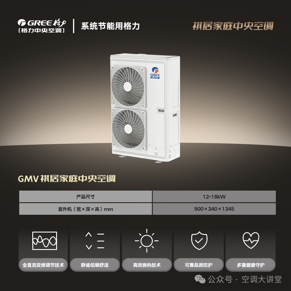 家装产品 | 格力GMV-祺居家庭多联机（高效型）
