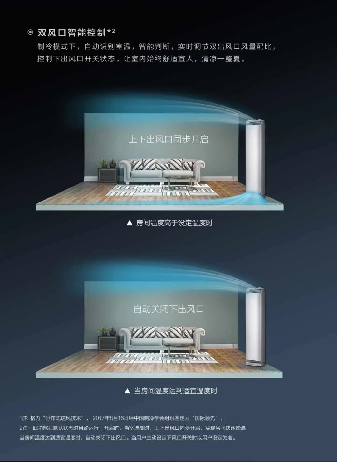 格力  时光序柜机（钛空银）